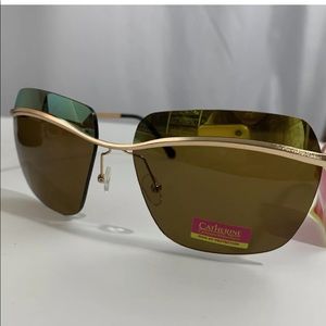 Catherine Malandrino Retro Oversized 80 Sunglasses